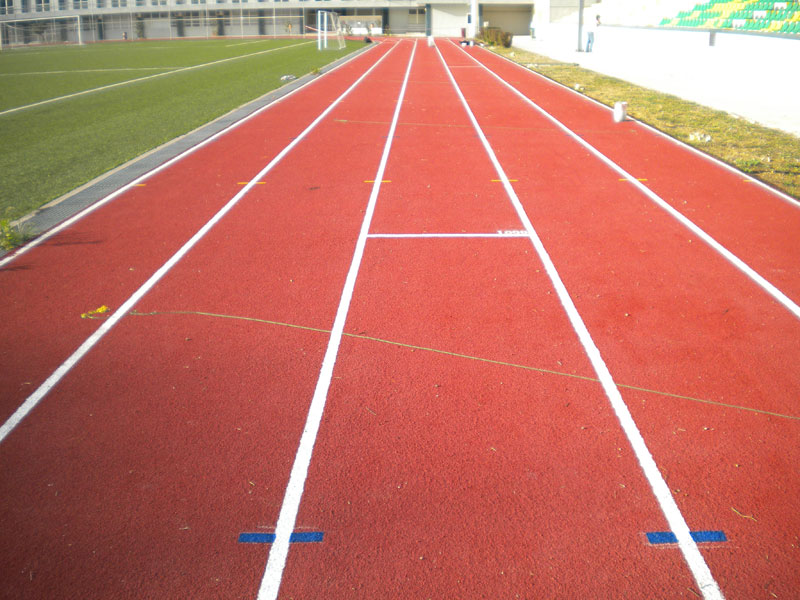 CONSTRUCTION OF A RUBBER MAT IN THE GYM OF THE AUTH