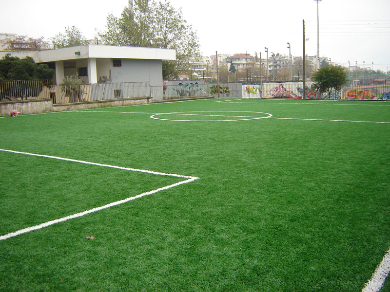 CONSTRUCTION OF PLASTIC (SYNTHETIC) TURF IN THE 7x7 FOOTBALL COURT IN THE MUNICIPAL GYM OF KALAMARIA (TRIPOLEOS & SOURMENION STREET)  